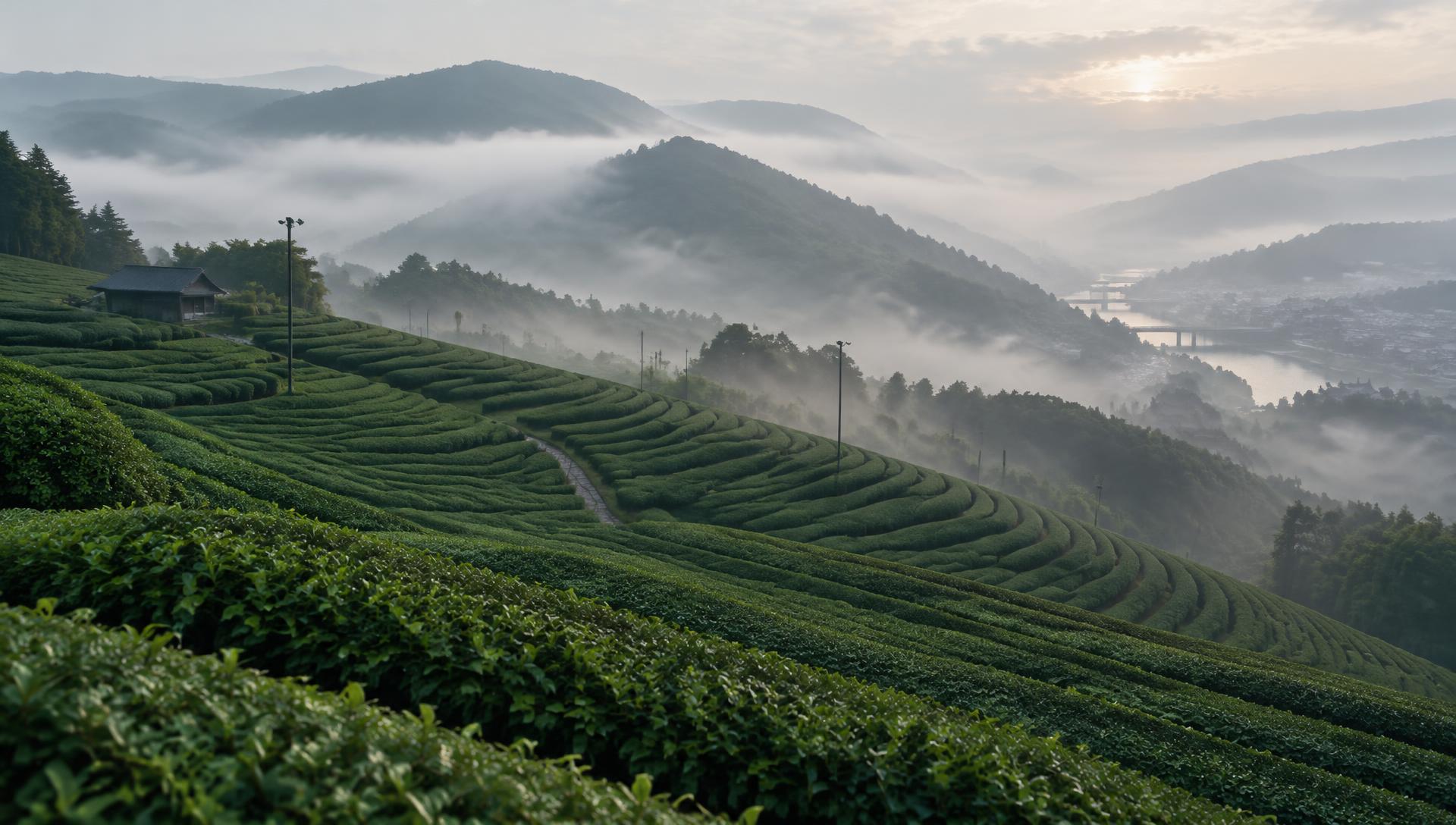 Tea fields near Kyoto